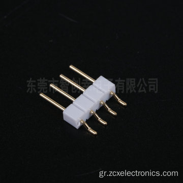 2,54mm 4p Λευκή οριζόντια σύνδεση PIN